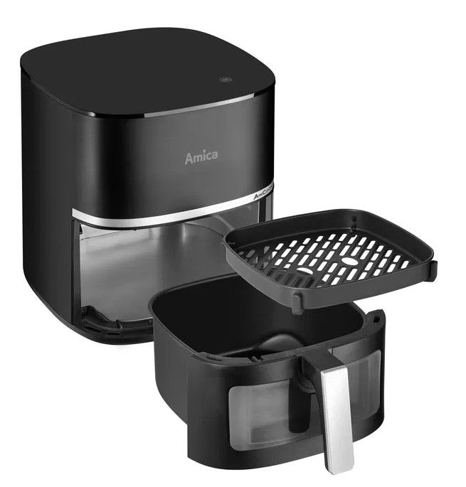 Мультипіч Amica 1600Вт, чаша-5.2л, сенсорне управл., 10 авто. программ, пластик, чорний