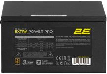 Блок живлення 2E GAMING Extra Power Pro ATX3.1 GEN5.0  (850W), >90%, 80+ Gold, 140мм, 1xMB 24pin(20+4), 2xCPU 8pin(4+4), 3xMolex, 6xSATA, 4xPCIe 8pin(6+2), 1xPCIe GEN5 16pin, Full Modular