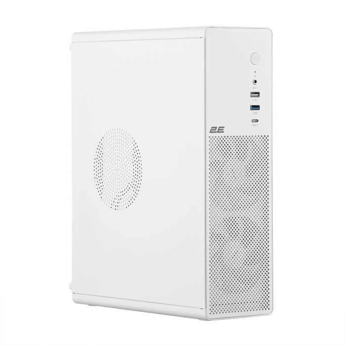 Корпус 2E Credo Slim V90W-400 з БЖ 2E TFX400, 1xUSB3.0, 1х USB 2.0, 1xUSB Type-C, 2x90мм, VGA 220мм, mATX, білий