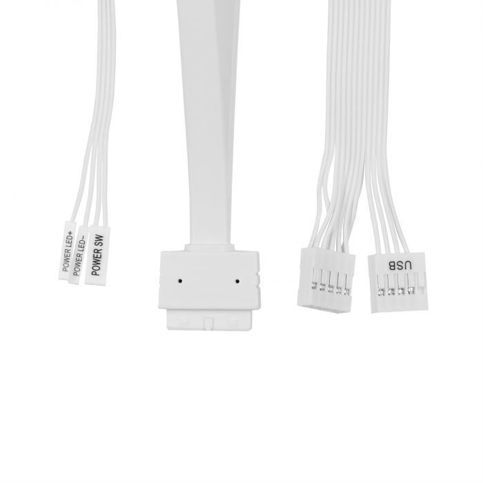 Корпус 2E Credo Slim V90W-400 з БЖ 2E TFX400, 1xUSB3.0, 1х USB 2.0, 1xUSB Type-C, 2x90мм, VGA 220мм, mATX, білий