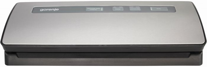 Вакууматор Gorenje для пакетів, 120Вт, 30см, електронне керування, +10 пакетів, нерж, чорний