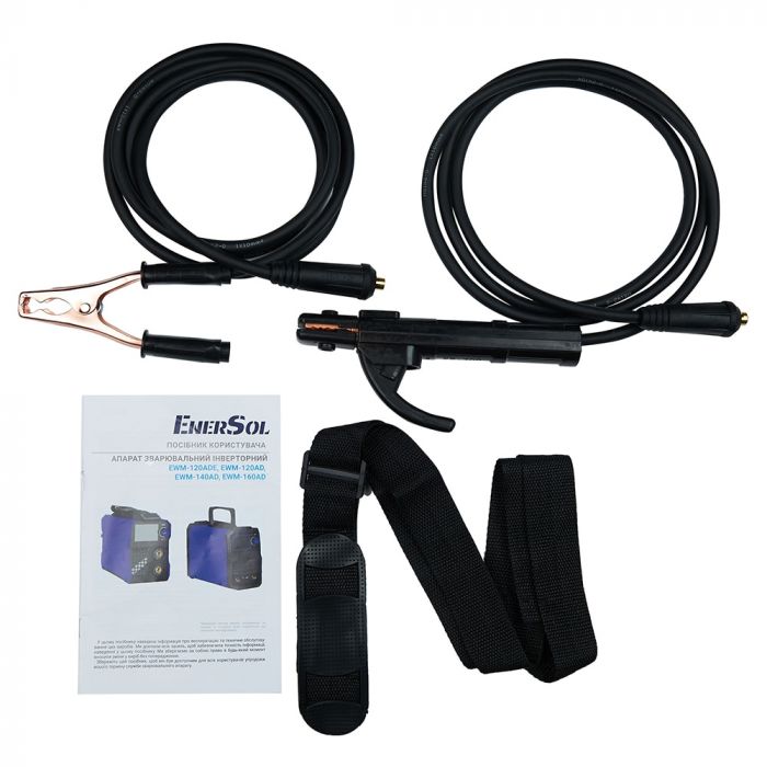Зварювальний апарат інверторний EnerSol EWM-120AD 20-120А 5.1кВт 160-260В 2.8кг