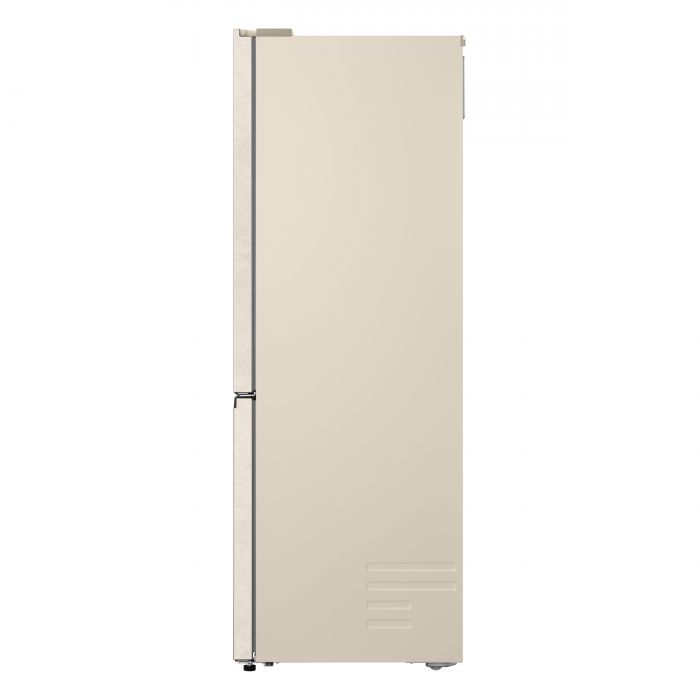Холодильник LG з нижн. мороз., 186x60х68, холод.відд.-220л, мороз.відд.-113л, 2дв., E, NF, інв., диспл внутр., зона св-ті, бежевий