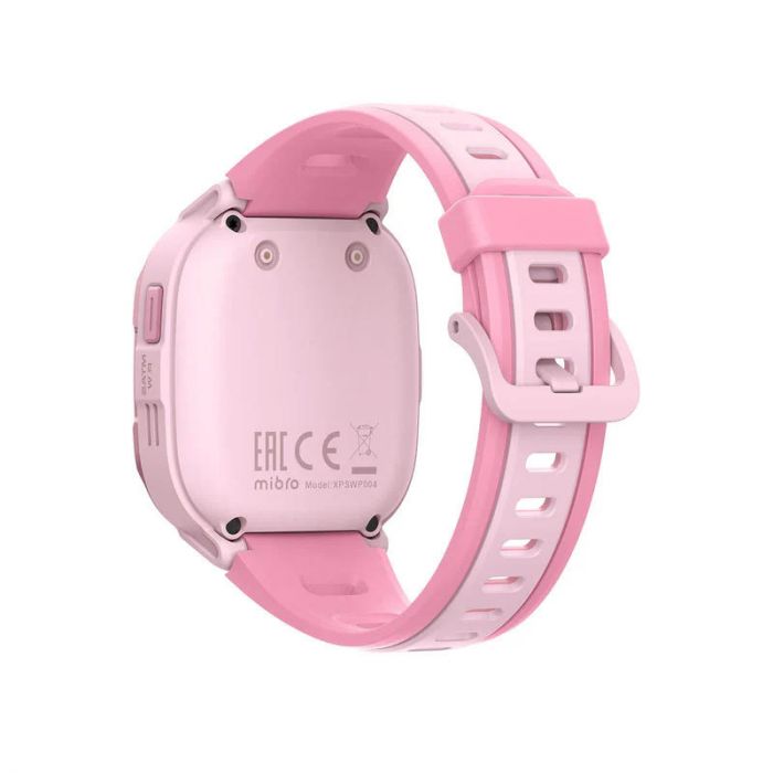 Дитячий годинник-телефон Mibro P6, 1.4", 240x280, GPS, 2MP, 900мА·год, 2АТM, рожевий