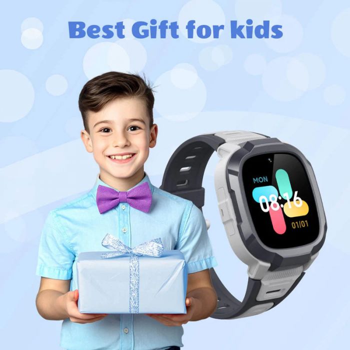 Дитячий годинник-телефон Mibro P6, 1.4", 240x280, GPS, 2MP, 900мА·год, 2АТM, рожевий