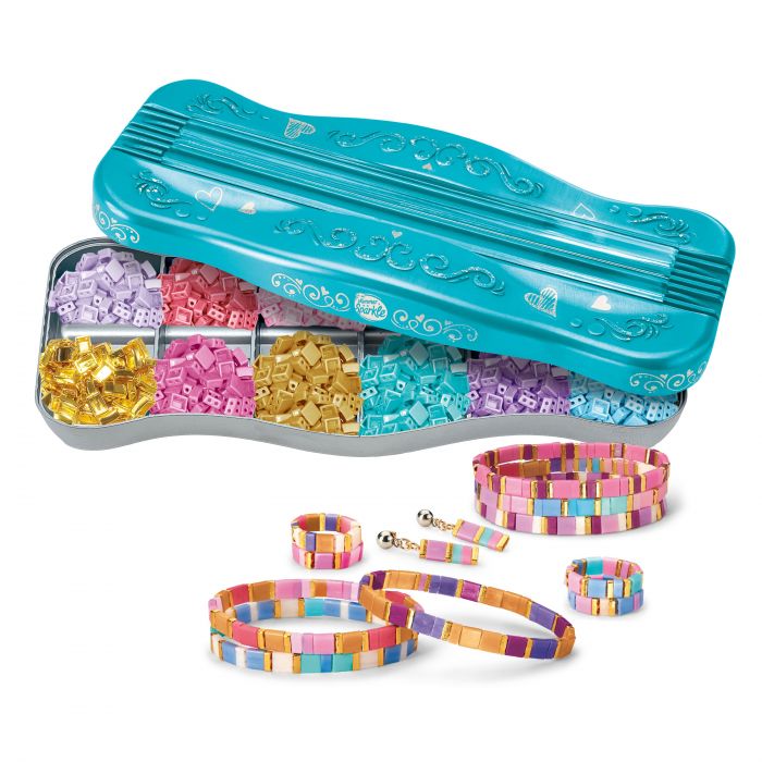 Набір для виготовлення браслетів Cra-Z-Art Dots & Dashes Tila Bead Bracelet Studio з намистинами