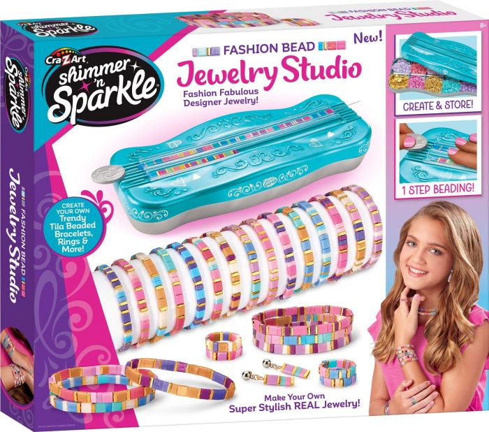 Набір для виготовлення браслетів Cra-Z-Art Dots & Dashes Tila Bead Bracelet Studio з намистинами
