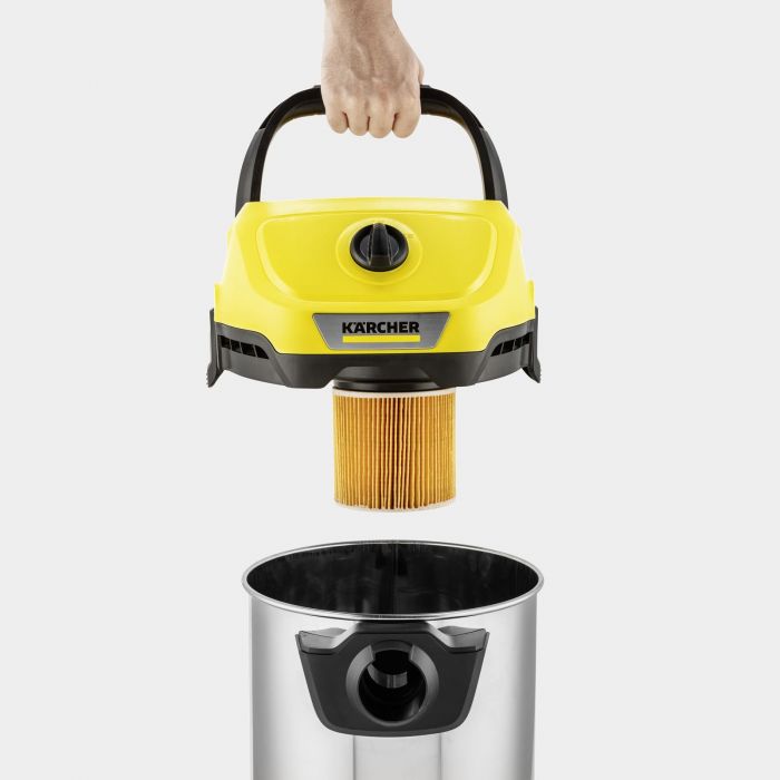 Пилосос професійний акумуляторний Karcher WD 3-18 S V-17/20 18В 110мБар контейнер 17л без АКБ та ЗП