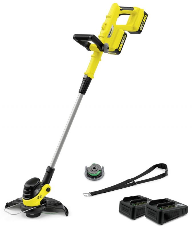 Тример садовий акумуляторний Karcher LTR 3-18 Dual Battery Set 18В акб 2х2А·год 30см 8000об/хв 2хЗП Power 2.42кг