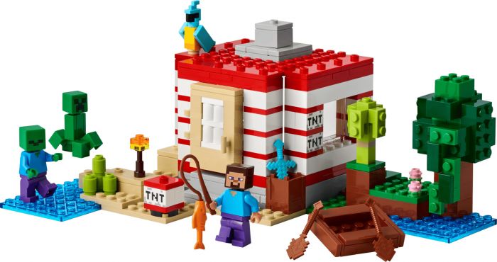 Конструктор LEGO Minecraft Будинок з вибухівки в джунглях
