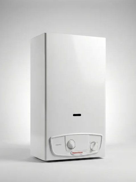Газова колонка Immergas JULIUS ECO 11 11л/хв 19.3 кВт Low NOx розпалювання від батарейок білий