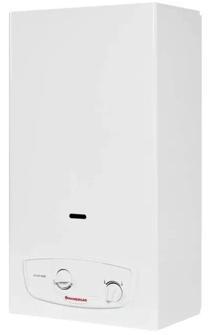 Газова колонка Immergas JULIUS ECO 11 11л/хв 19.3 кВт Low NOx розпалювання від батарейок білий