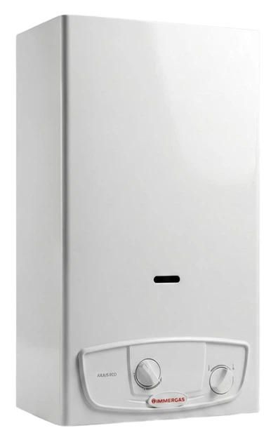 Газова колонка Immergas JULIUS ECO 11 11л/хв 19.3 кВт Low NOx розпалювання від батарейок білий