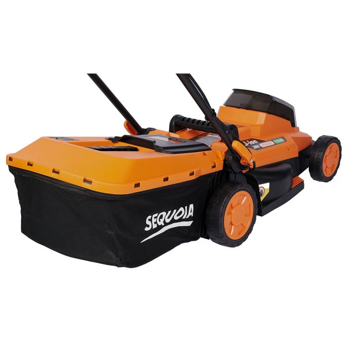 Газонокосарка акумуляторна SEQUOIA SBL2033B 20В 33см 30л 25-75мм ЗП 10.6кг без АКБ та ЗП