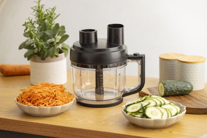 Блендер Gorenje заглибний 1500Вт, 3в1, чаша-2,2л, подрібнювач, шинковка, чорний