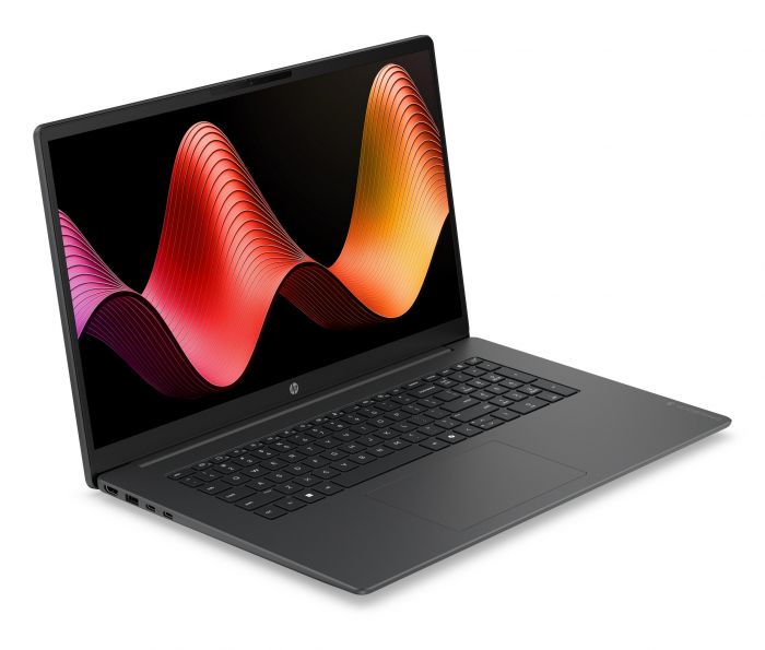 Ноутбук HP OmniBook 3 AI PC 17-dn0002ua 17.3" FHD IPS AG, AMD R7 250, 16GB, F512GB, UMA, DOS, чорний