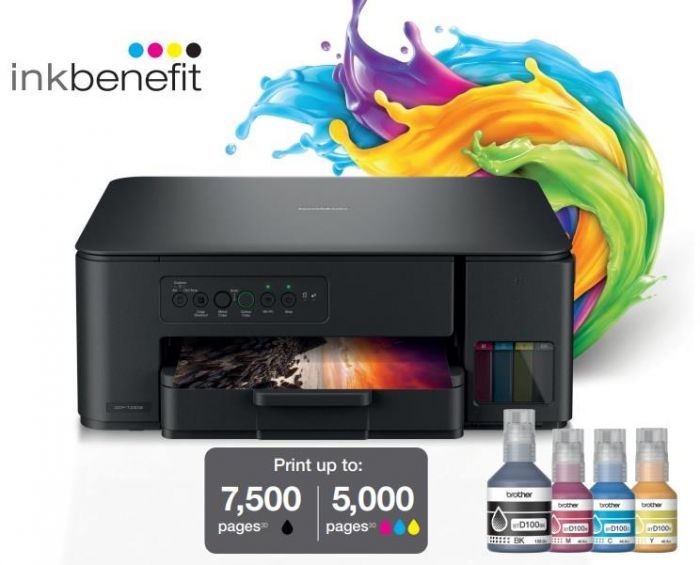 БФП ink color А4 Brother DCP-T430W 16_9 ppm USB Wi-Fi 4 inks