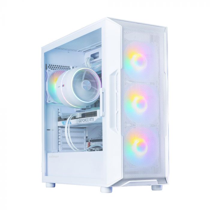 Корпус Zalman I3 Neo V2 без БЖ 2xUSB3.0, 1x Type C, 4x120мм RGB, VGA 400мм, LCS ready, TG Side Panel, ATX, білий