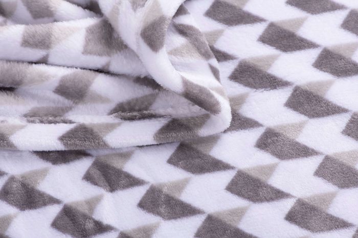 Плед Ardesto Flannel, 160х200см, 100% поліестер, геометрія