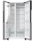 Холодильник SBS Gorenje, 179х70х92см, 2 двері, 376(190)л, А++, NF+, Інв., Зона св-ті, диспенсер, генератор льоду, Зовн. Диспл, нерж