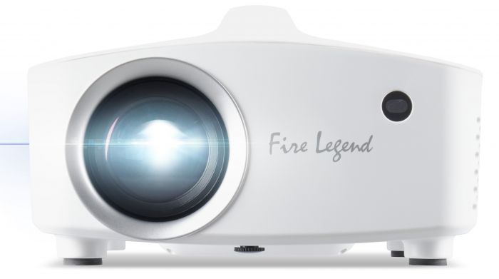 Проєктор AOpen QF13s FHD, 350 lm, LED, 1.37, WiFi, сірий, Whale TV