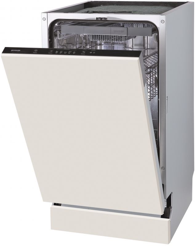 Посудомийна машина Gorenje вбудовувана, 11компл., E , 45см, 3й кошик, білий