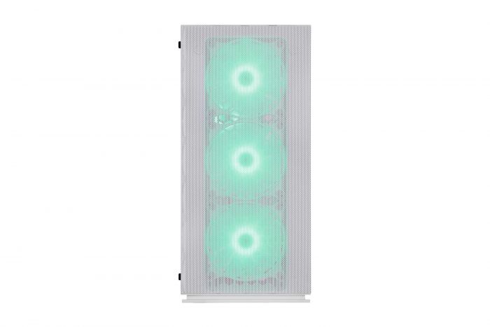 Корпус 2E GAMING Virtus Neo G3301NW без БЖ 2xUSB3.0, 1xUSB2.0, 3x140мм ARGB, 1x120мм ARGB, VGA 340мм, LCS ready, контролер з пультом, TG Side Panel, ATX, білий