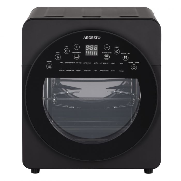 Мультипіч ARDESTO, 1700Вт, об'єм-14.5л, сенсорне керування, 50-220°C, нержав.сталь/пластик, сіро-чорний