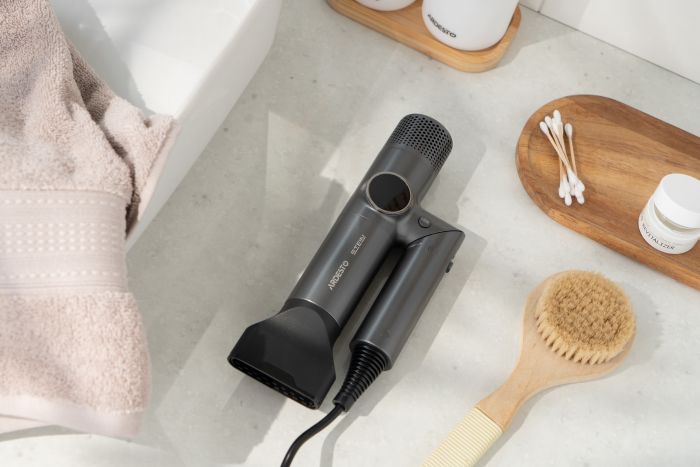 Фен ARDESTO Stein, 1600Вт, 2 швидкості, 4 темп.режима, сірий