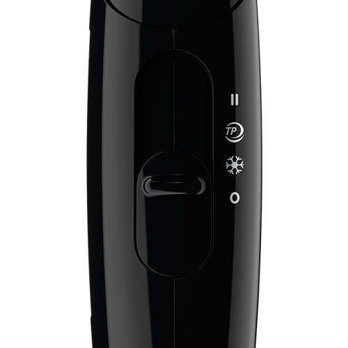 Фен Philips EssentialCare дорожній, 1200Вт, 3 режими, хол. обдув, чорний