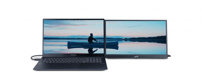 Монітор портативний Asus 16" ZenScreen MB16QHG HDMI, 2xUSB-C, Audio, IPS, 2560x1600, 16:10, 120Hz, DCI-P3 100%, HDR400, Cover