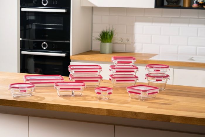Набір контейнерів Tefal Master Seal, 3шт., скло, прозорий