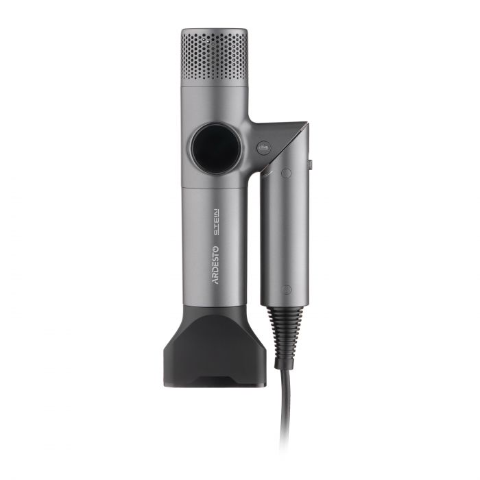 Фен ARDESTO Stein, 1600Вт, 2 швидкості, 4 темп.режима, сірий