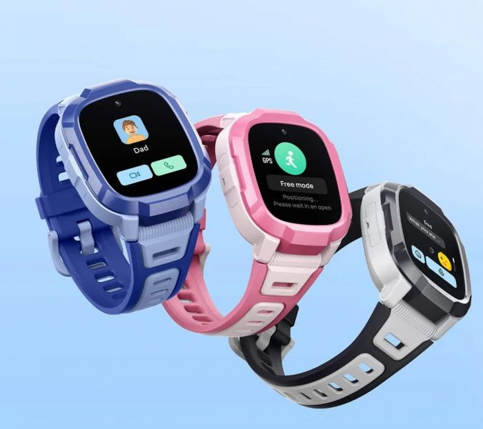 Дитячий годинник-телефон Mibro P6, 1.4", 240x280, GPS, 2MP, 900мА·год, 2АТM, синій