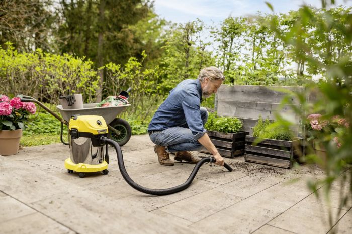Пилосос професійний акумуляторний Karcher WD 3-18 S V-17/20 18В 110мБар контейнер 17л без АКБ та ЗП