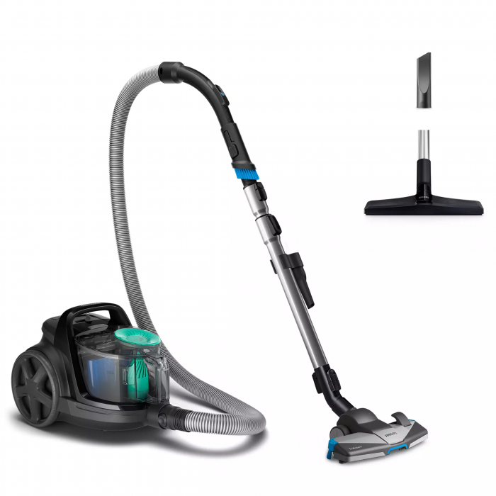 Пилосос Philips контейнерний 5000 Series, 900Вт, конт пил -1,5л, НЕРА, чорний