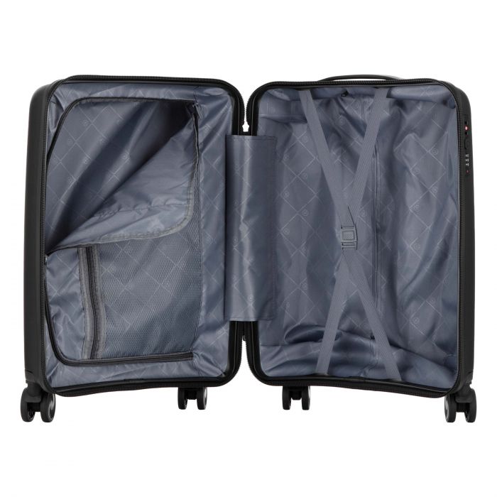 Набір валіз 2E, M7979, поліпропілен, (L+M+S), блискавка anti theft, 4 колеса, кодовий замок, чорний