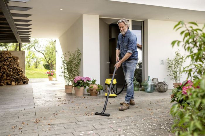 Пилосос професійний акумуляторний Karcher WD 3-18 S V-17/20 18В 110мБар контейнер 17л без АКБ та ЗП