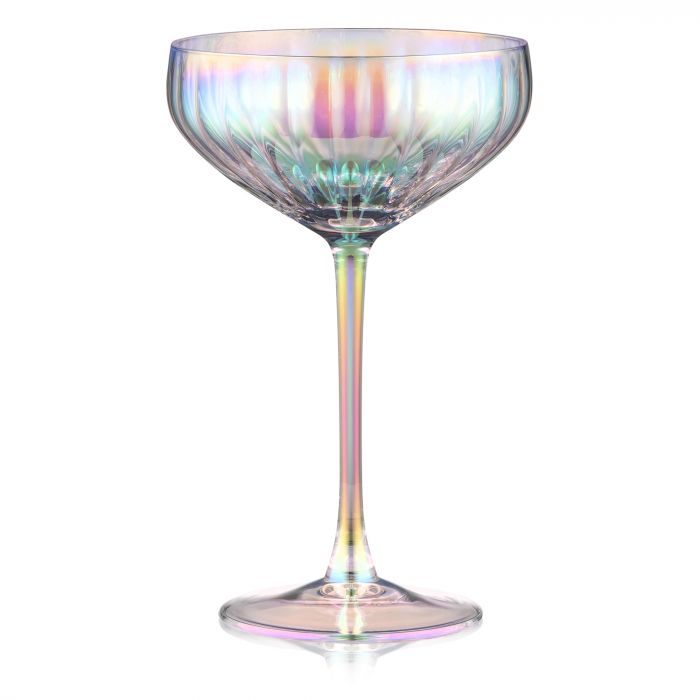 Набір келихів для шампанського ARDESTO Black Mars Zenith 310мл, 2шт, скло, прозорий