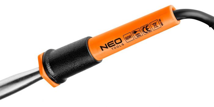 Паяльник електричний Neo Tools 60Вт 450°C нікельована мідь