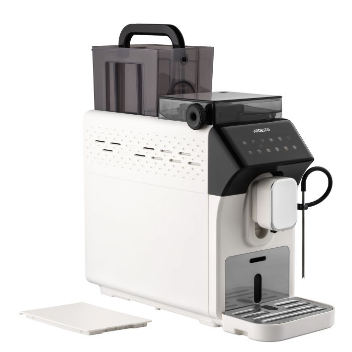 Кавомашина ARDESTO, 2л, зерно, автомат.капуч, дисплей, авторецептів -9, біло-чорний