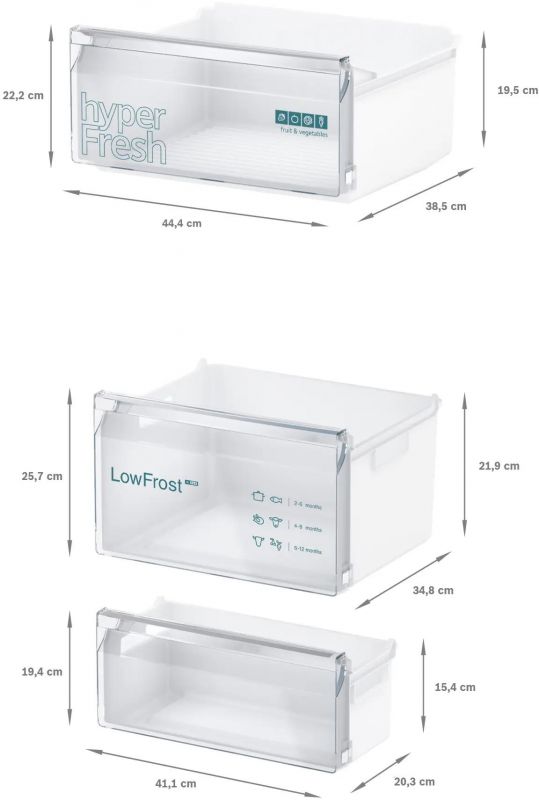 Холодильник Siemens вбудований з нижн. мороз., 177x54x55, xолод.відд.-200л, мороз.відд.-70л, 2дв., E, ST, білий