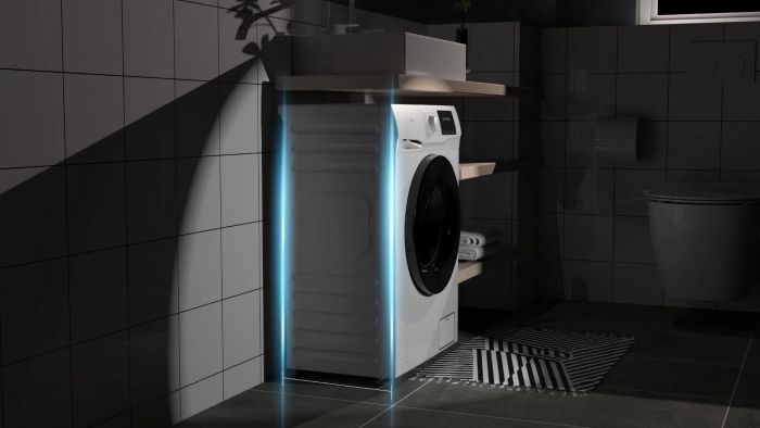 Пральна машина TCL фронтальна, 6кг, 1000, B, 45см, дисплей, пара, інвертор, білий