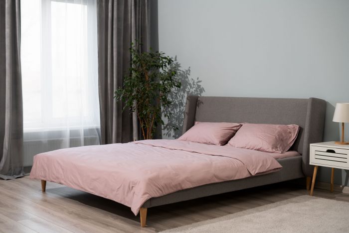 КПБ 2.0сп Ardesto Mix&Match, підковдра 200х220см, простирадло 240х260см, наволочки (2) 50х70см, 100% бавовна, сатин, рожевий світлий