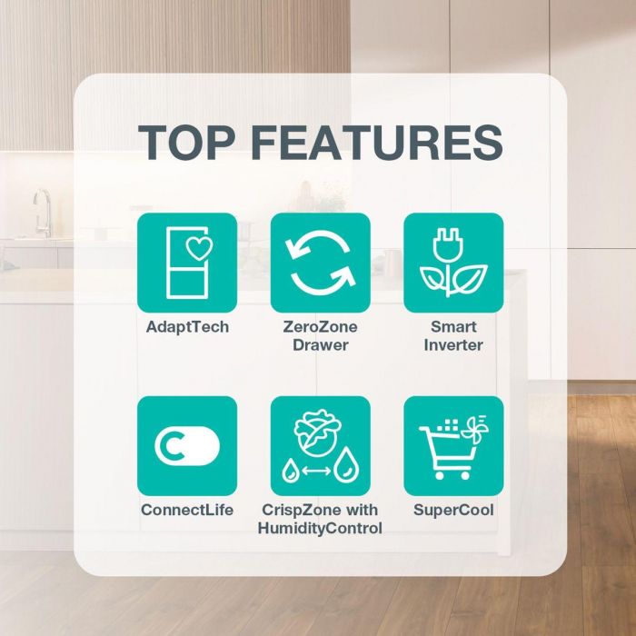 Холодильна камера Gorenje вбудована, 177х55х54см, 1 двері, 300л, А+, FrostLess , Зона св-ті, Внутр. Диспл, Wi-Fi, Білий