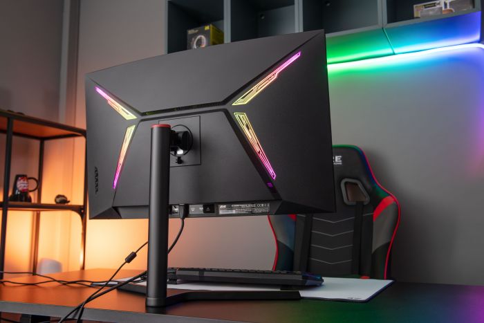 Монітор 2E GAMING 31.5" G3223B 2xHDMI, DP, MM, VA, 2560x1440, 165Hz, 1ms, CURVED, FreeSync, HAS