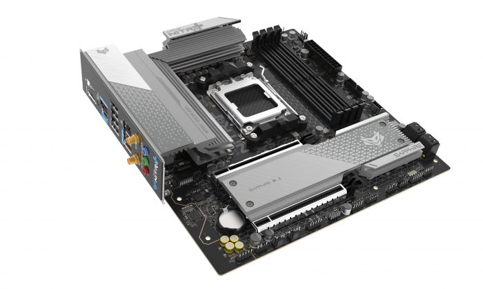 Материнcька плата SAPPHIRE NITRO+ B850M WIFI sAM5 B850 4xDDR5 M.2 HDMI DP Wi-Fi BT mATX