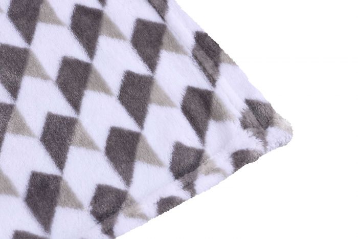 Плед Ardesto Flannel, 160х200см, 100% поліестер, геометрія