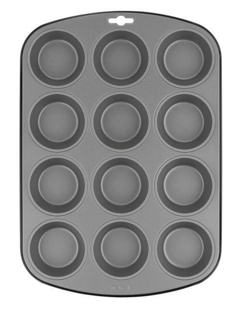 Форма для випікання мафінів Tefal Easybake baking, на 12шт, 38х27х3 см, вуглецева сталь