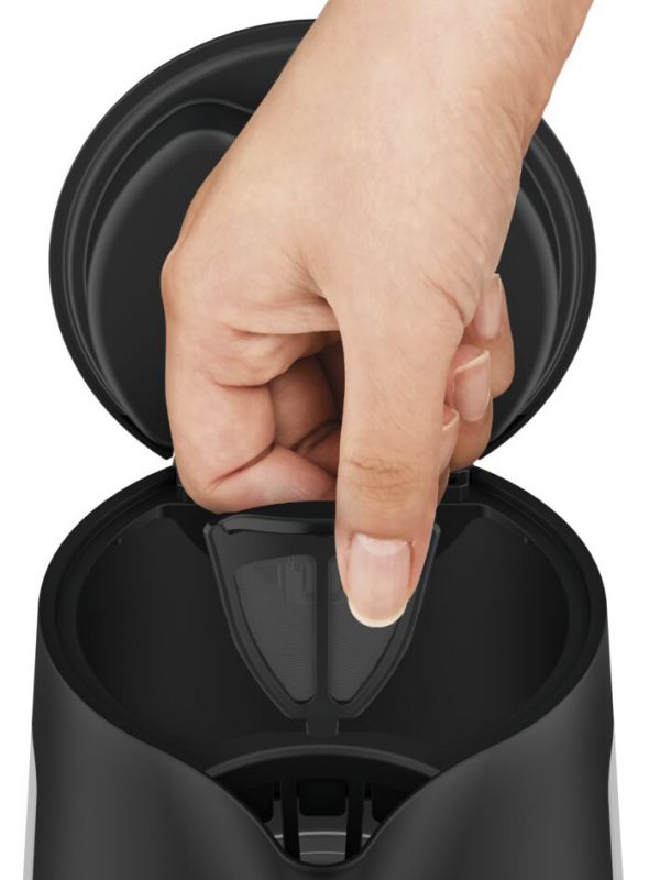 Електрочайник Tefal Includeo 1л, пластик, чорний